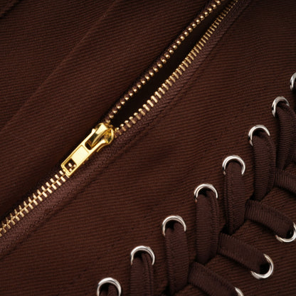 Le Indre — Structured lace-up corset crop