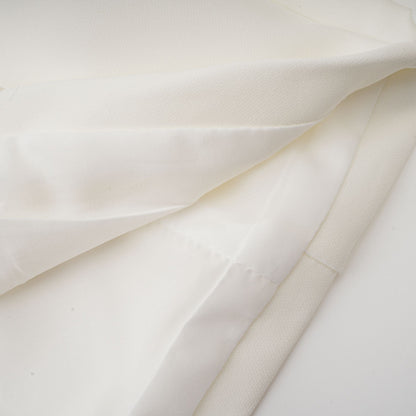 La Pétale Blanche — Cropped petal top and flared midi skirt