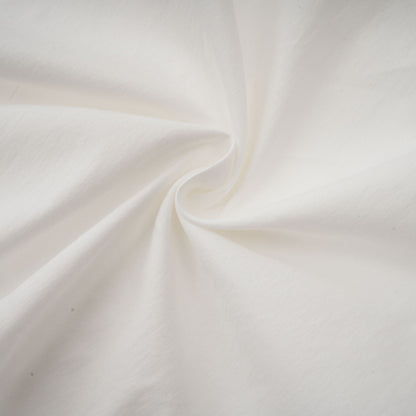La Foulard Éthérée — Pleated scarf-collar cropped blouse