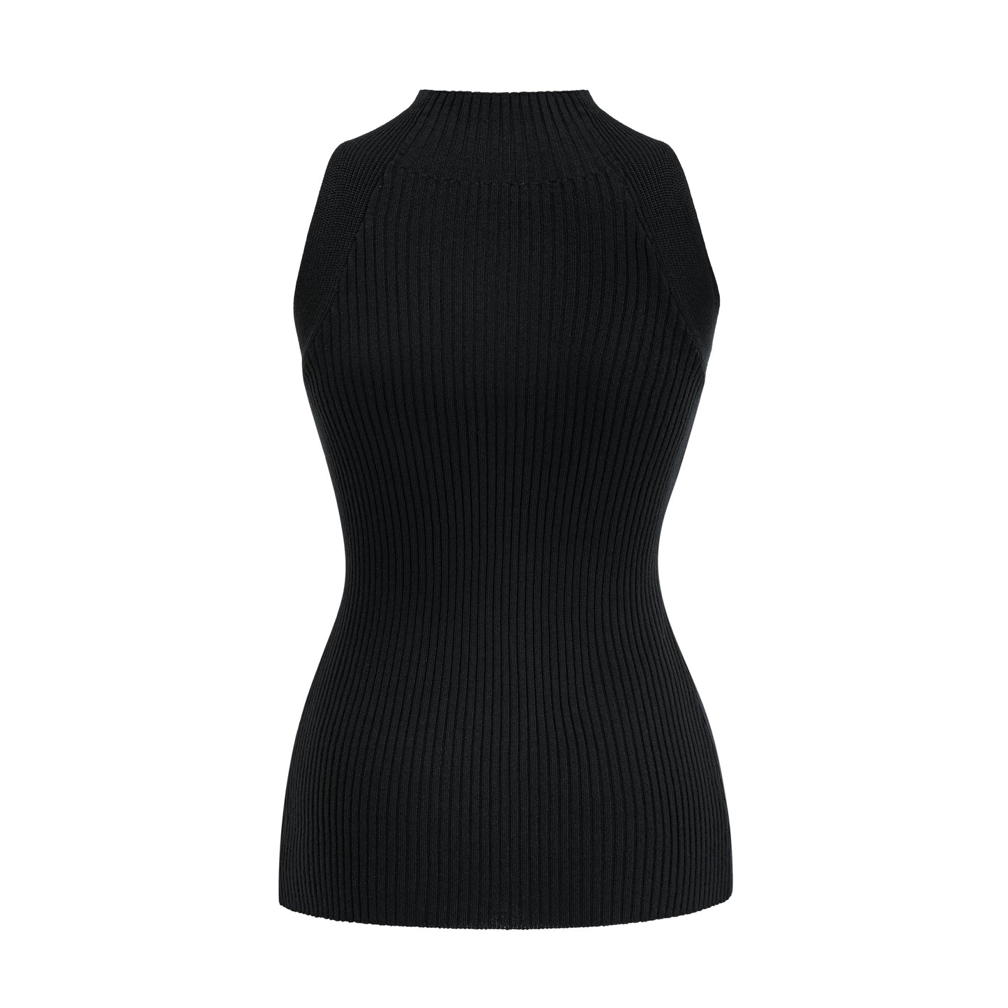 Le Nocturne — Ribbed cut-out twist top