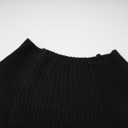 Le Nocturne — Ribbed cut-out twist top