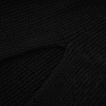 Le Nocturne — Ribbed cut-out twist top