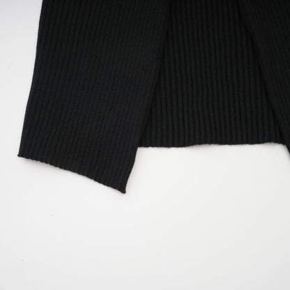 Le Nocturne — Ribbed cut-out twist top