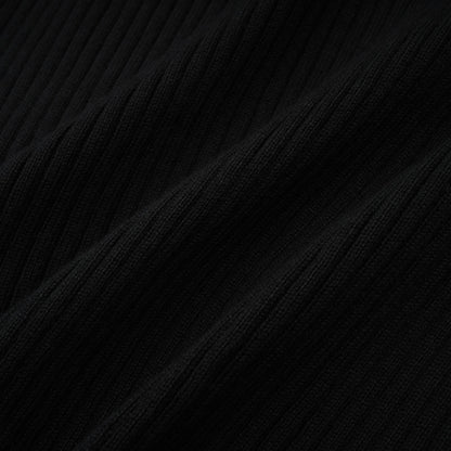 Le Nocturne — Ribbed cut-out twist top