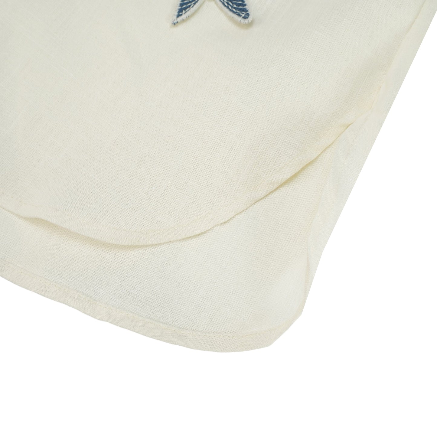 La Brise Papillon — Embroidered shirt and high-waisted shorts set