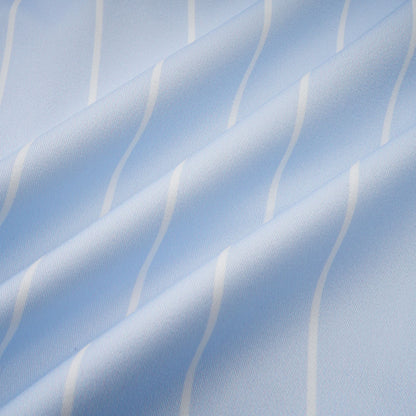 La Rayure Déstructurée — Off-shoulder striped cropped blouse