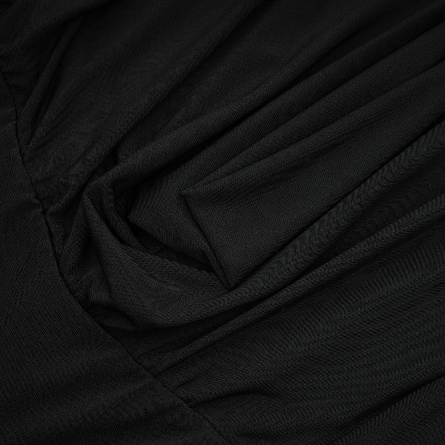 La Contraste Cintrée — Panelled draped top and skirt set