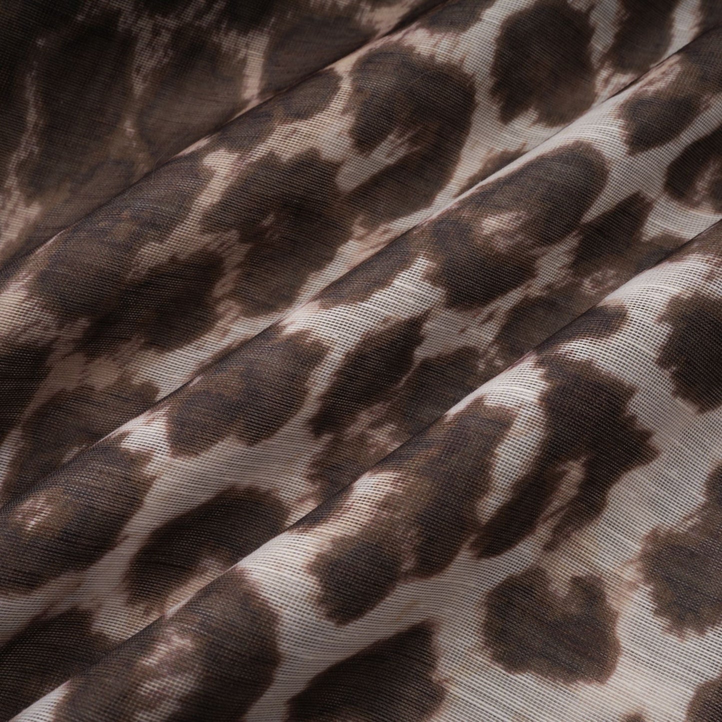 La Fauve — Leopard silk-touch blouse with scarf tie