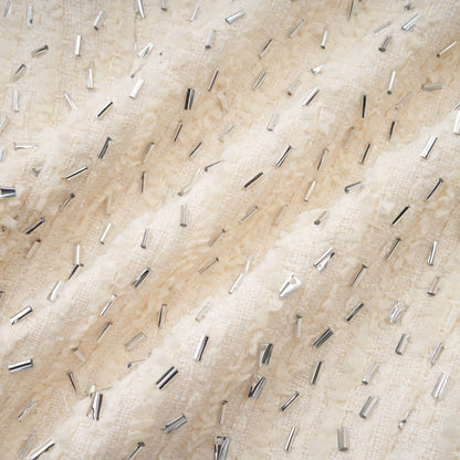 La Perle Éthérée — Pearl-embellished cropped jacket