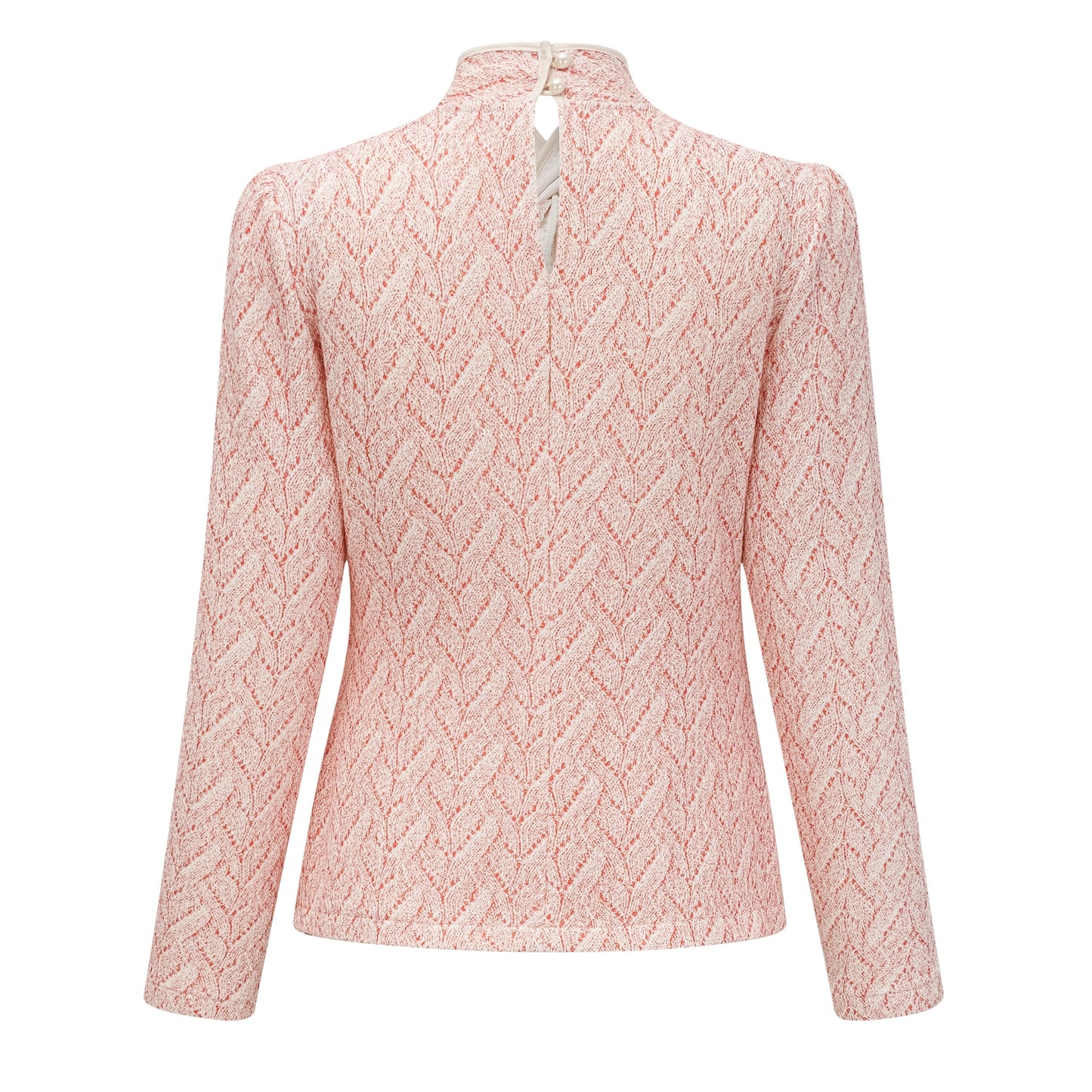 La Rosée — Bow-tie crochet blouse and petal mini skirt
