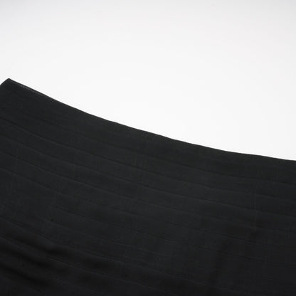 La Voilée — Pleated tulle ankle skirt