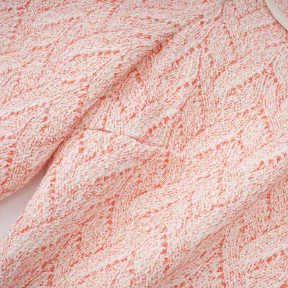 La Rosée — Bow-tie crochet blouse and petal mini skirt