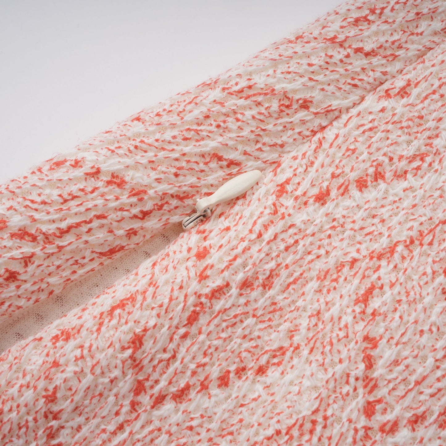 La Rosée — Bow-tie crochet blouse and petal mini skirt