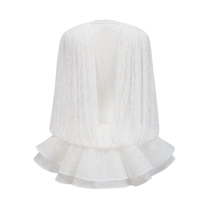 La Dentelle Impériale — Layered lace three-piece set