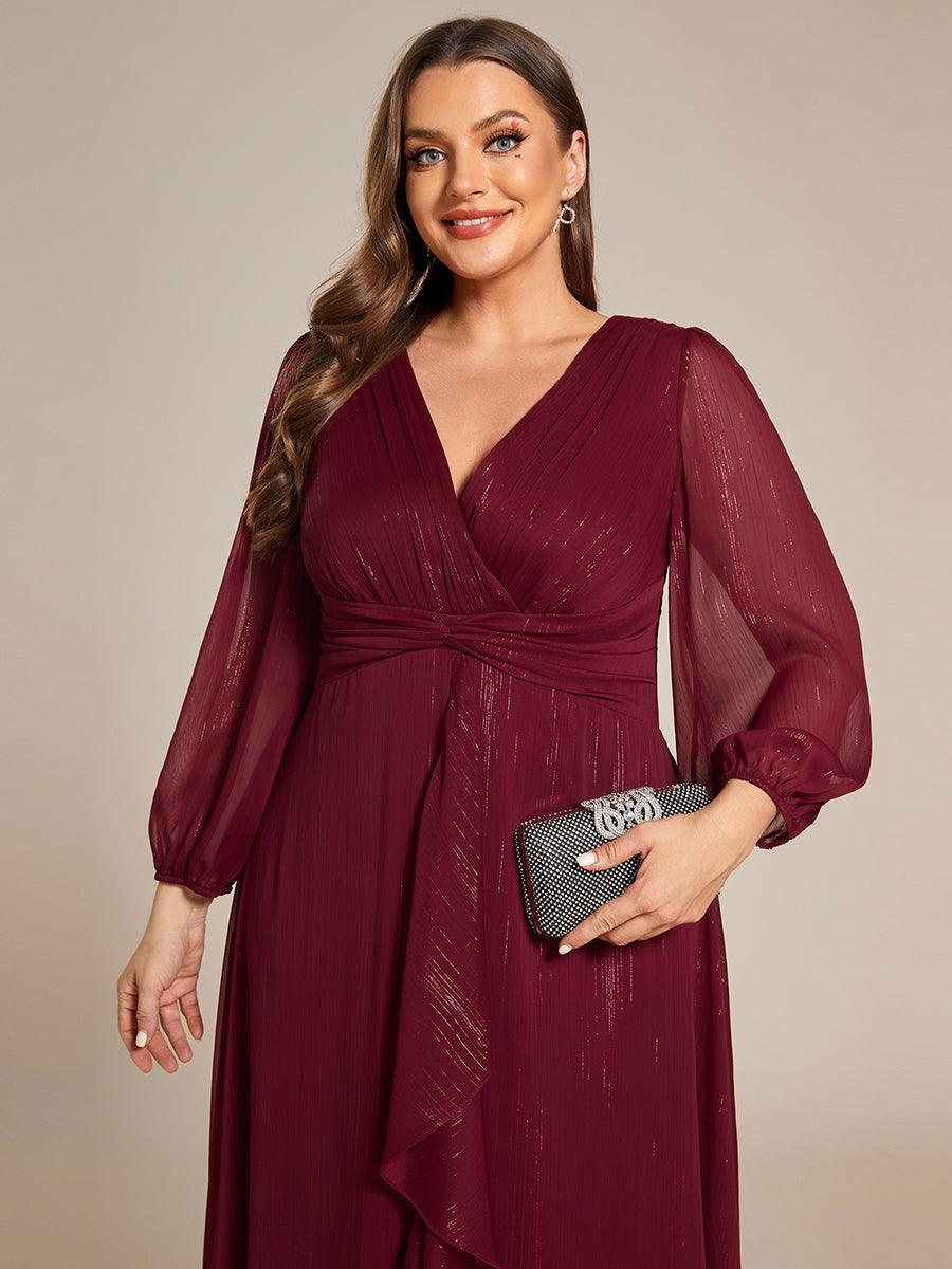 La Lumière — Soft Shimmer A-Line Dress