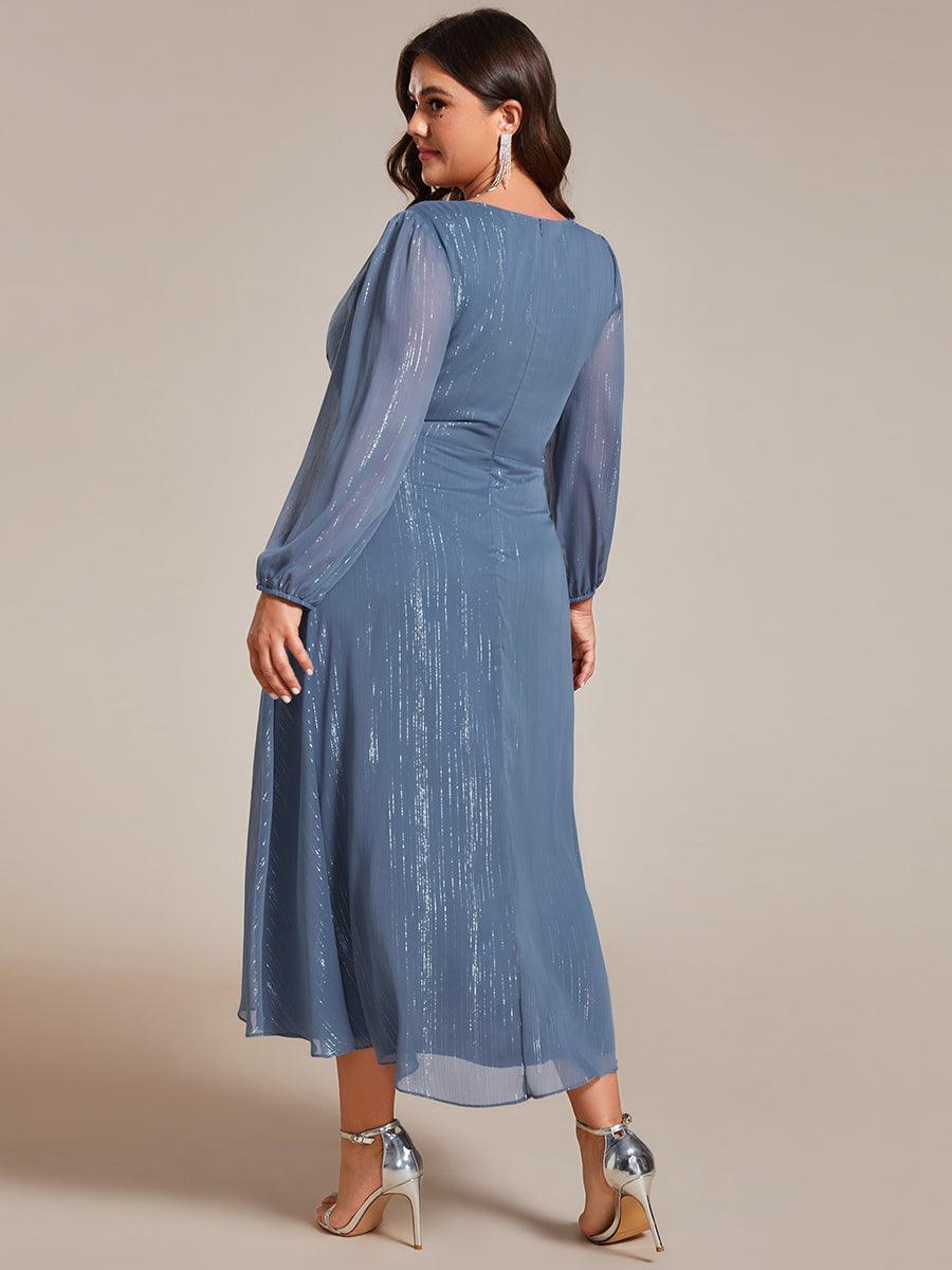 La Lumière — Soft Shimmer A-Line Dress