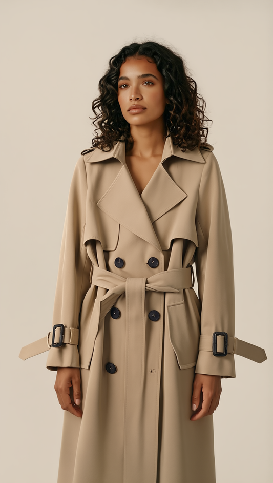 La Berkley — Longline Belted Trench Coat