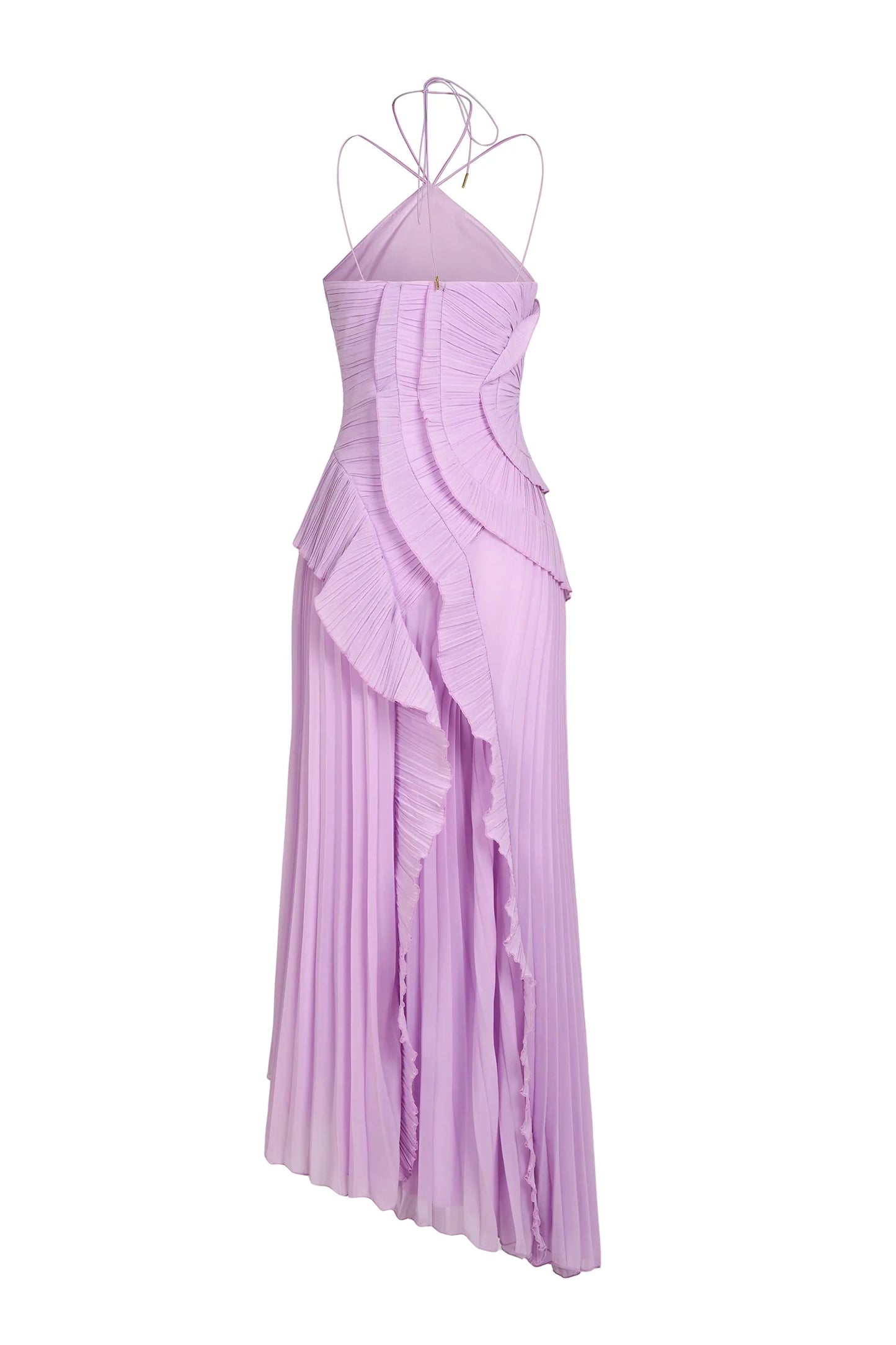 La Élise — Ruffled Occasion Midi in Lavender