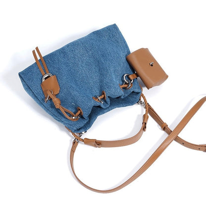 Le Nuage Denim — Patchwork Hobo Tote