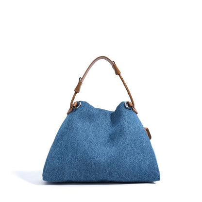 Le Nuage Denim — Patchwork Hobo Tote