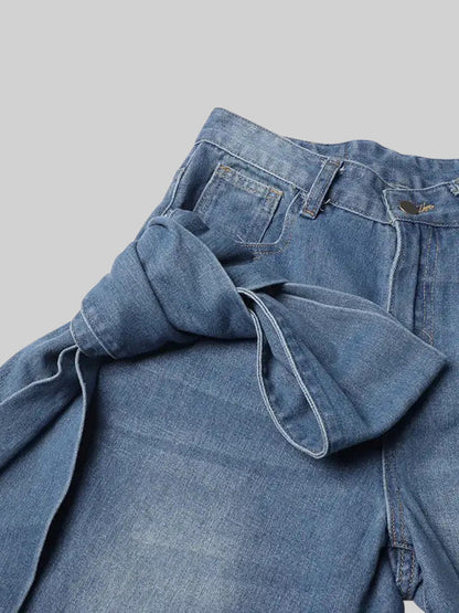 Le Montmartre — Bow-Tie Wide Denim
