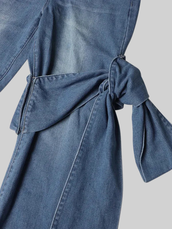 Le Montmartre — Bow-Tie Wide Denim