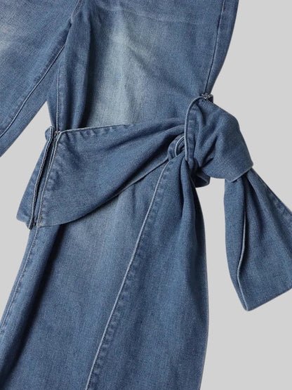 Le Montmartre — Bow-Tie Wide Denim