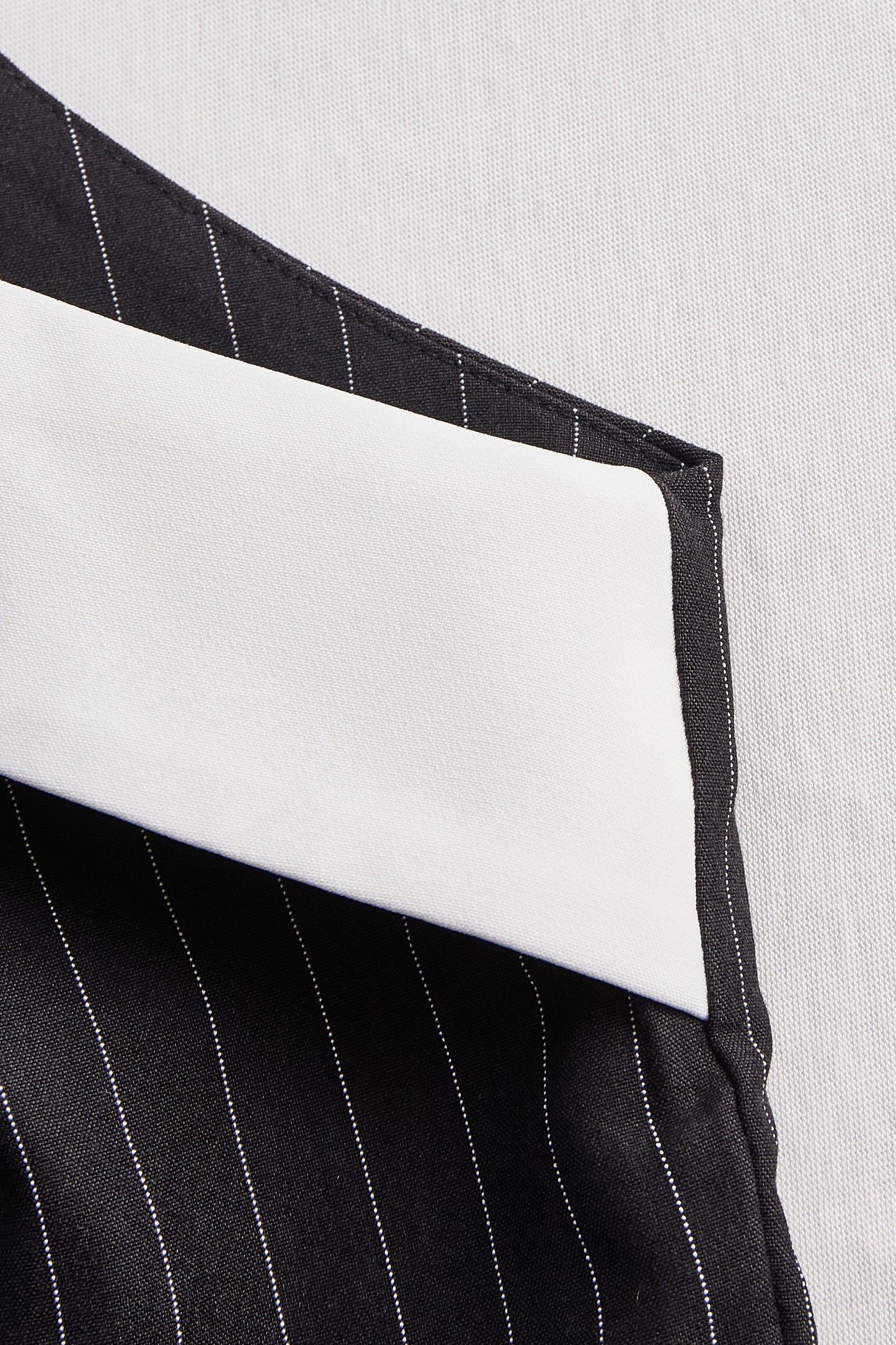 La Rayure Contrastée — Pinstripe Corset Top