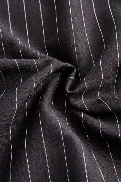 La Rayure Contrastée — Pinstripe Corset Top