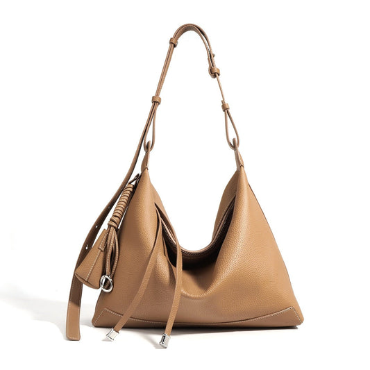 La Courbe — Soft Leather Commuter Tote