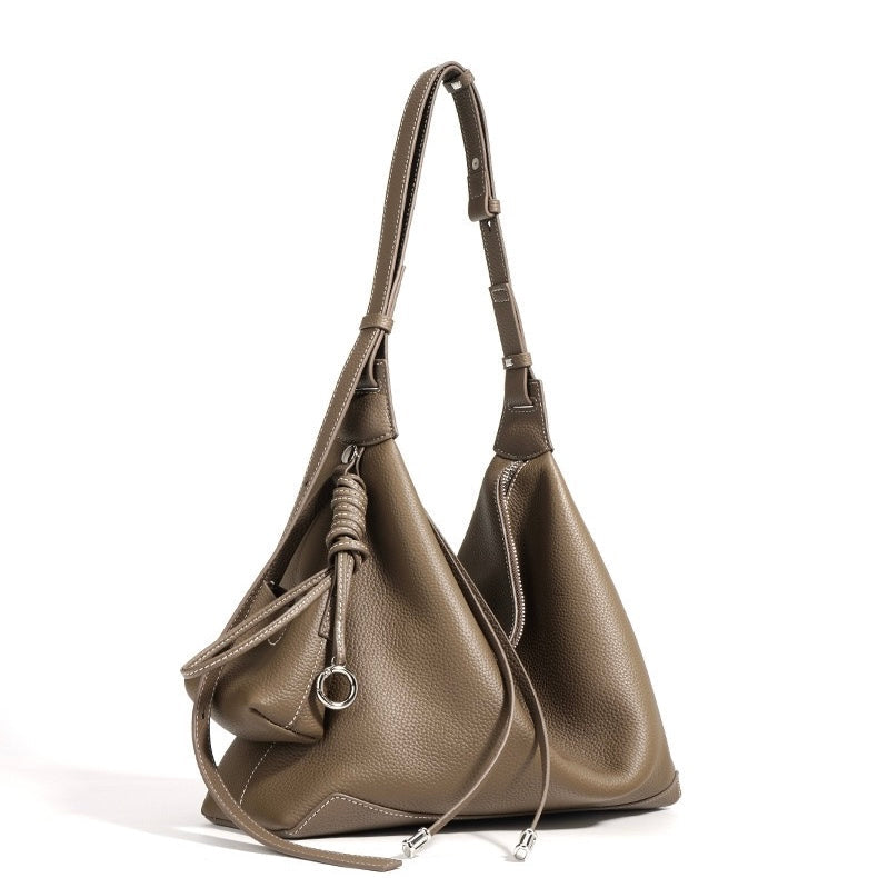La Courbe — Soft Leather Commuter Tote