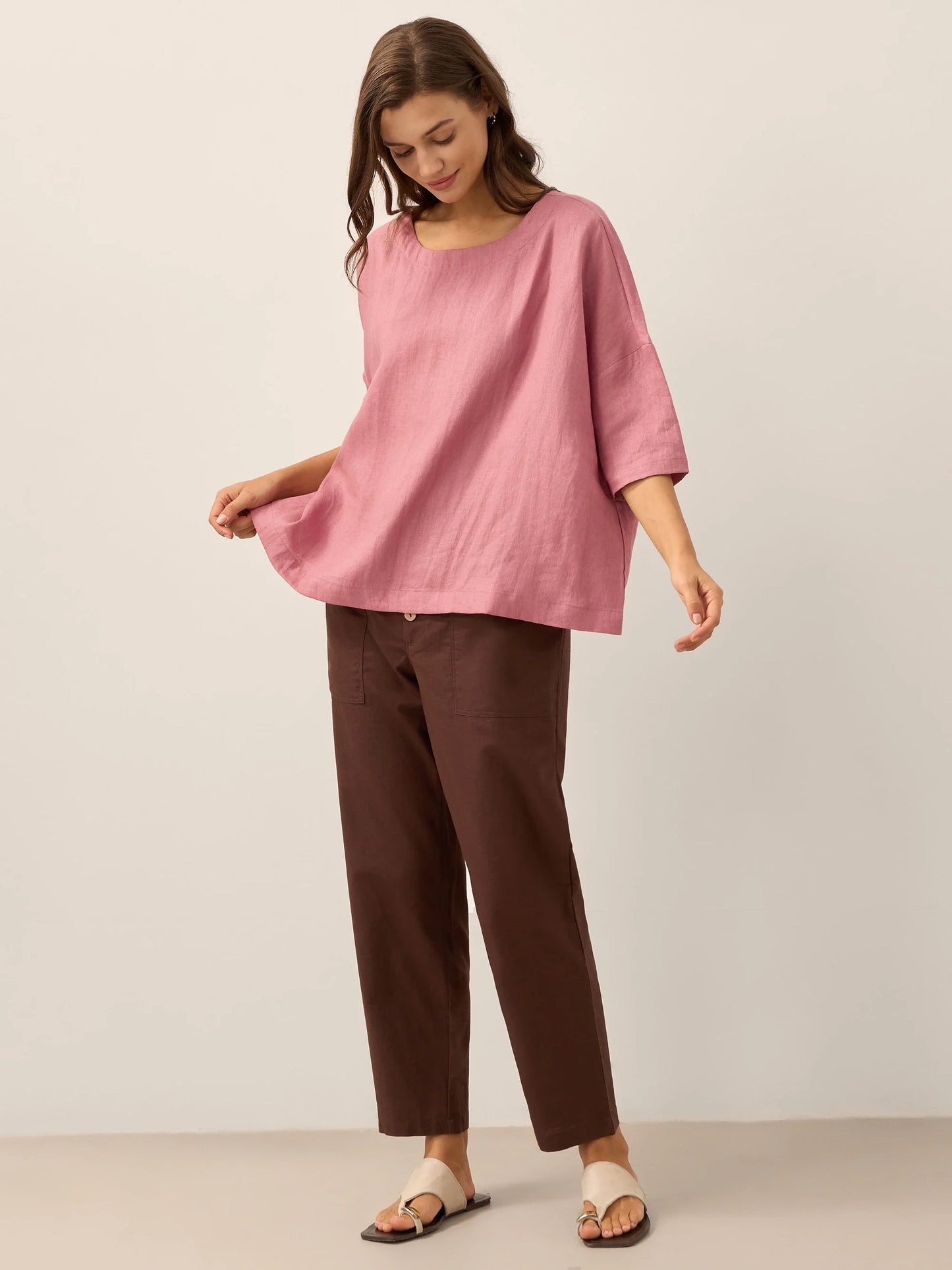 Le Marais — Linen Tapered Trouser