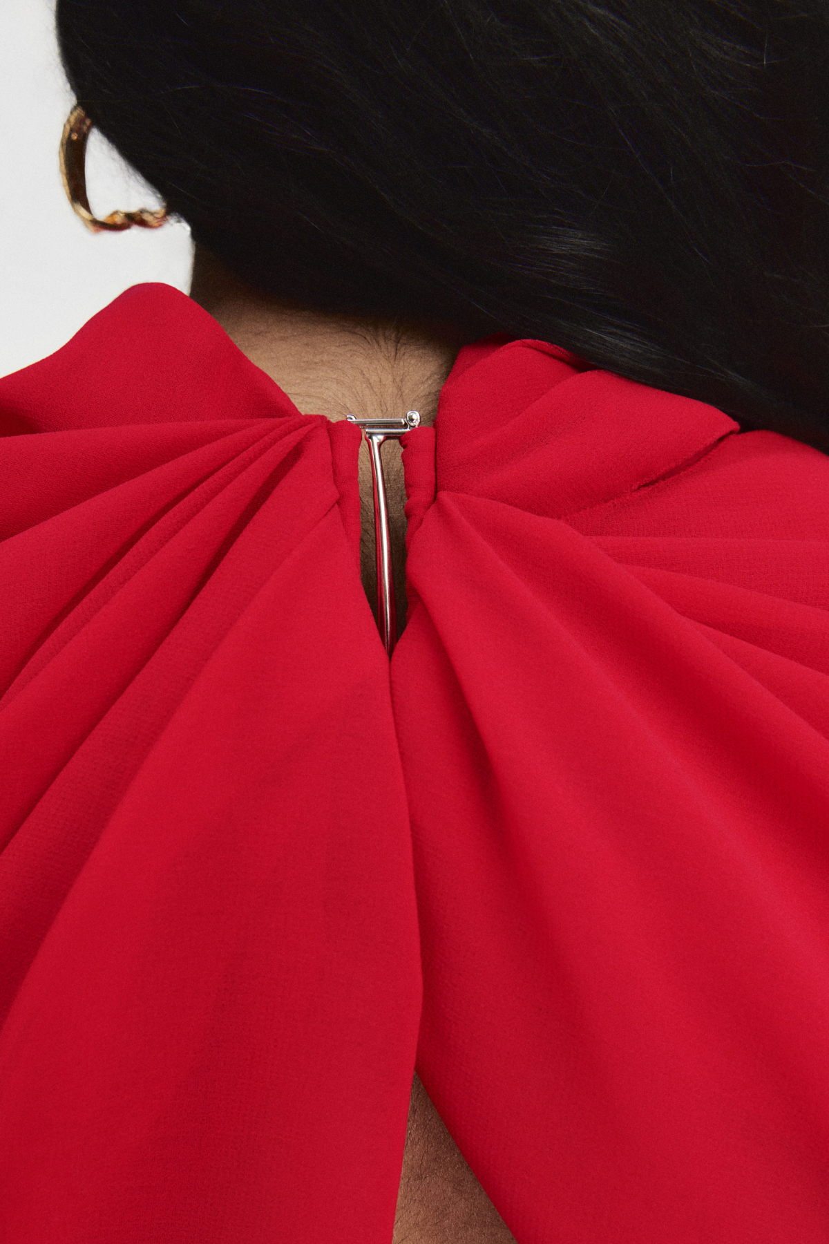 La Priscilla — Robe Mini Drapée en Mesh