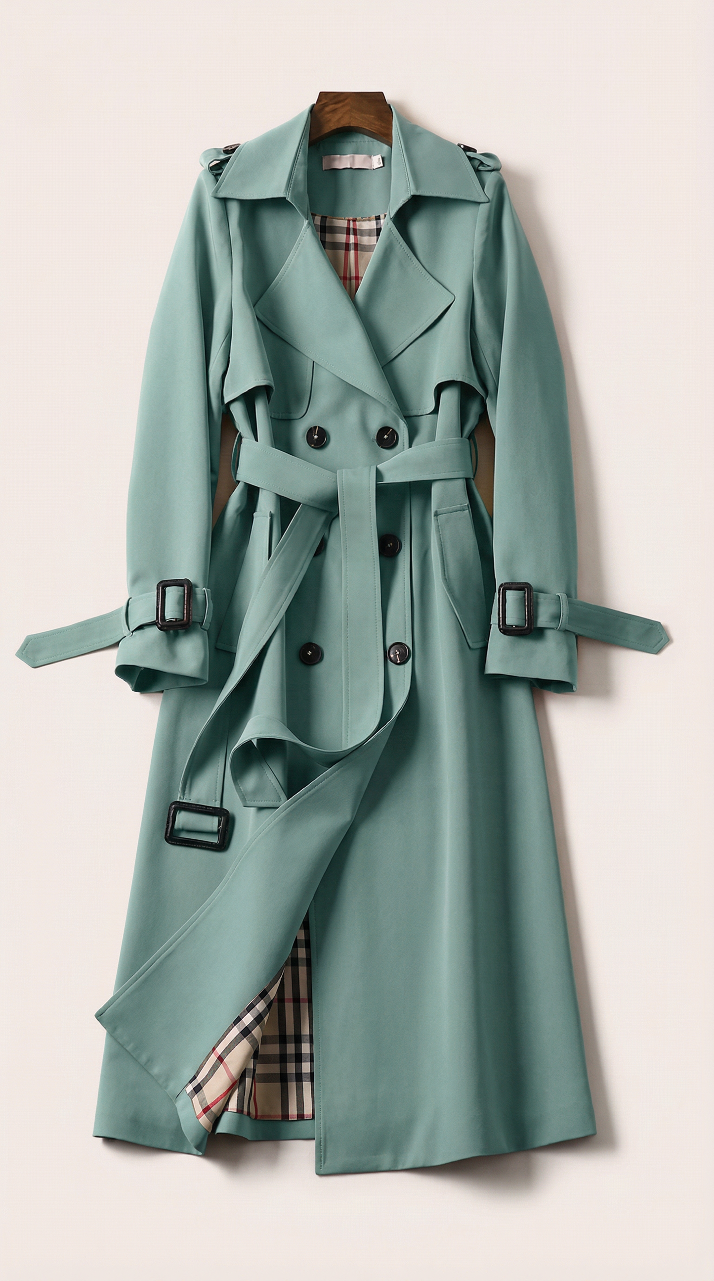 La Berkley — Longline Belted Trench Coat