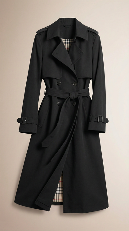 La Berkley — Longline Belted Trench Coat