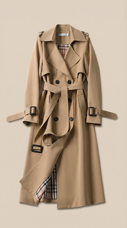 La Berkley — Longline Belted Trench Coat