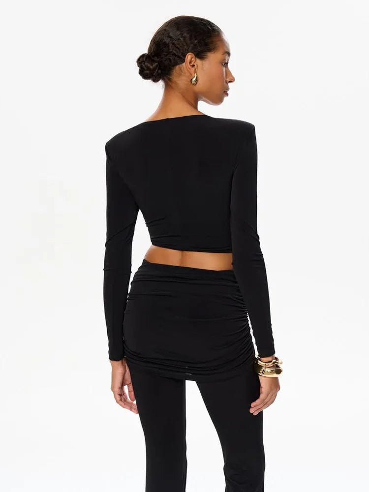 La Monique — Sculpted Cut-Out Pant Set