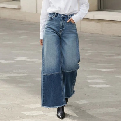 Le Horizon — Wide-Leg Gradient Denim