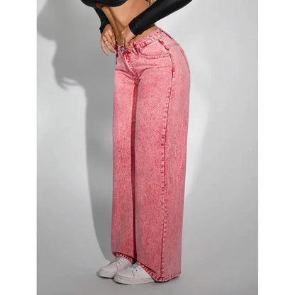 Le Rosé — High-Waist Wide-Leg Denim