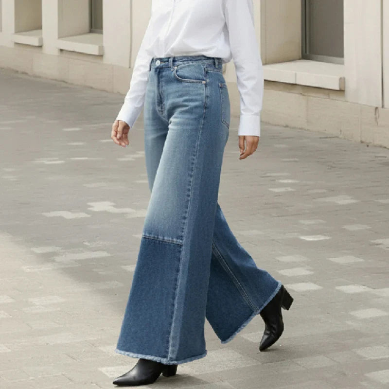 Le Horizon — Wide-Leg Gradient Denim