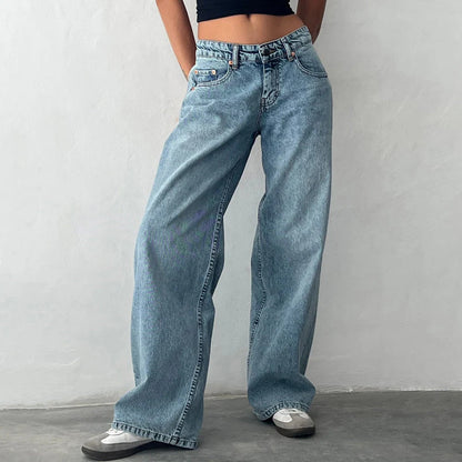 Le Dominé — High-Rise Fluid Wide Denim