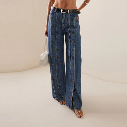 Le Atelier — Button-Line Straight Denim