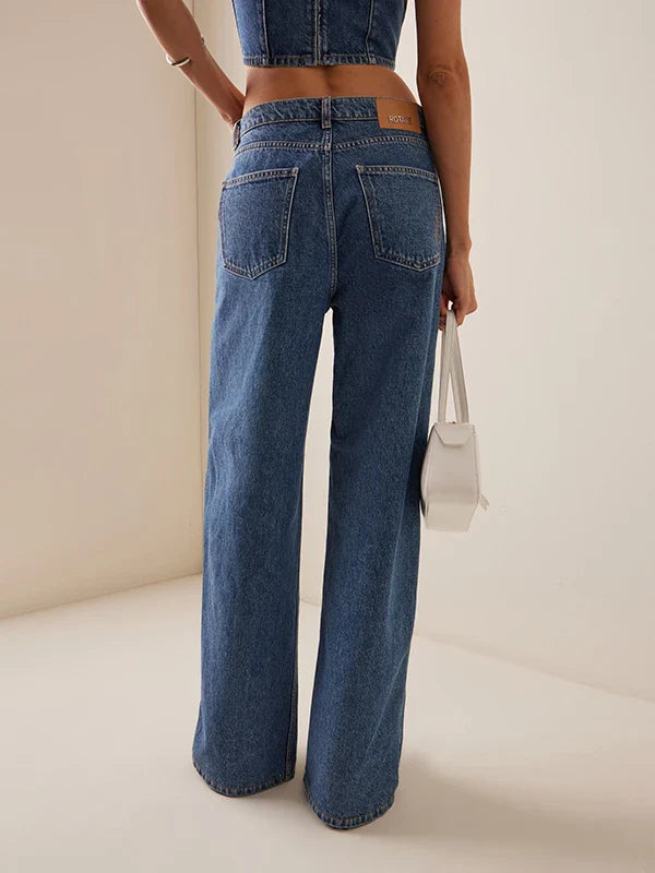Le Atelier — Button-Line Straight Denim