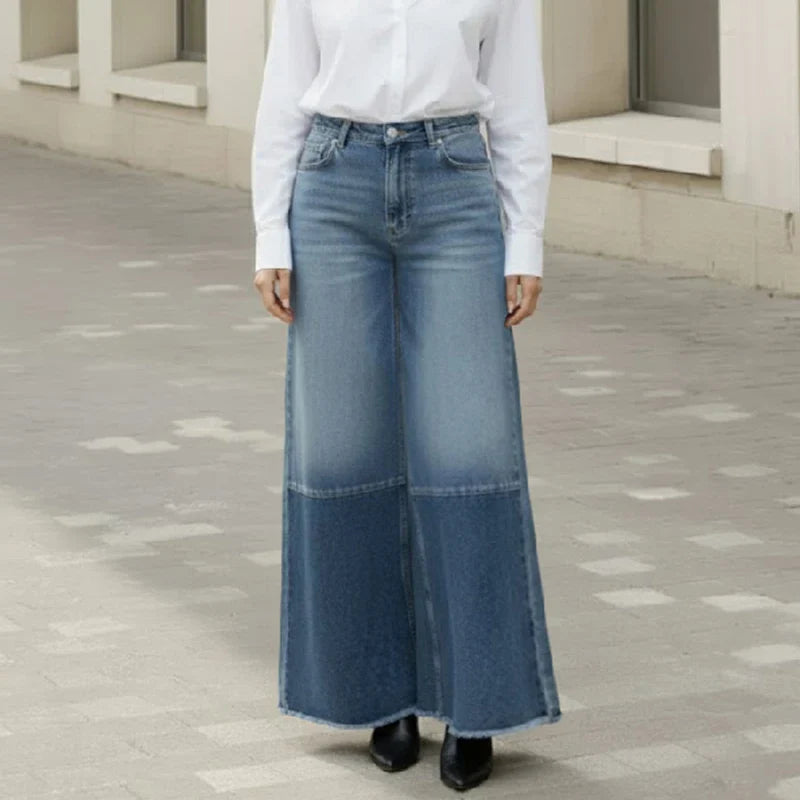 Le Horizon — Wide-Leg Gradient Denim