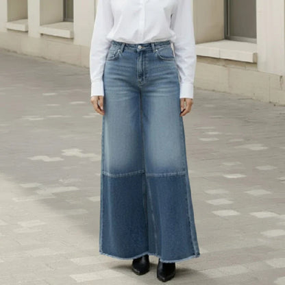 Le Horizon — Wide-Leg Gradient Denim
