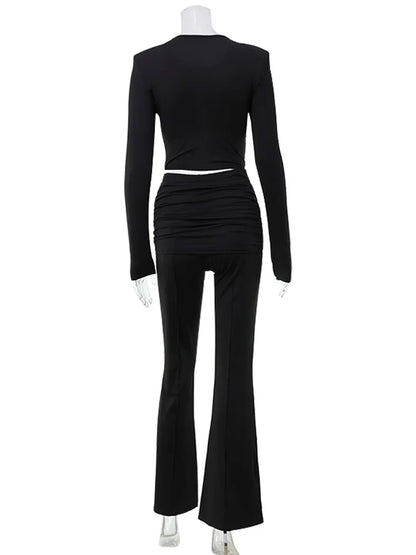 La Monique — Sculpted Cut-Out Pant Set