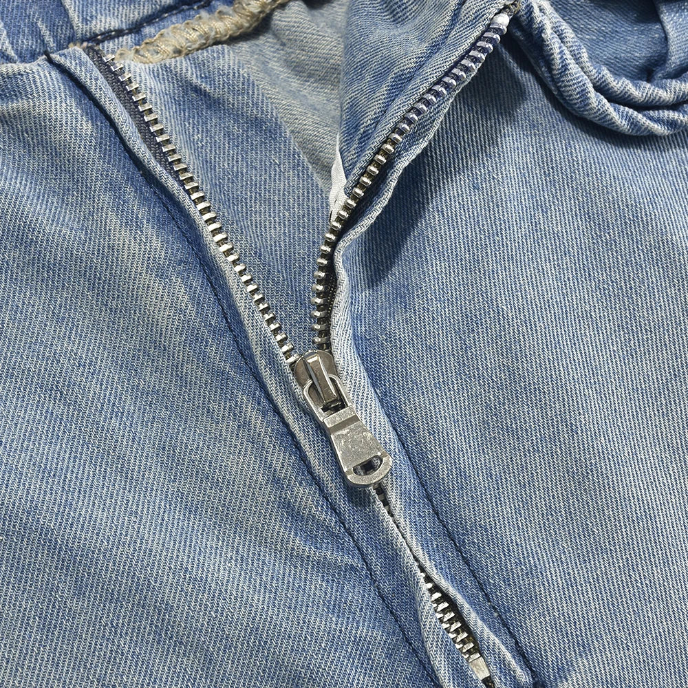 Le Rosier Bleu — Low-Waist Appliqué Denim