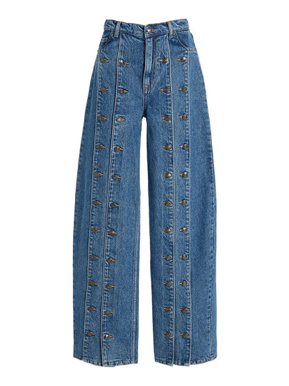 Le Atelier — Button-Line Straight Denim