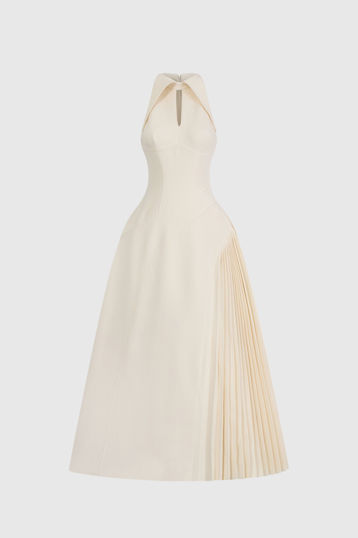 Zion — Sleeveless Ruched Deconstruct Maxi Dress