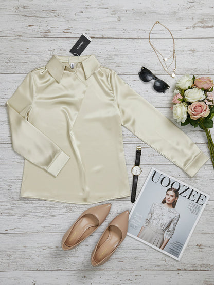 The Lumière Drape Blouse